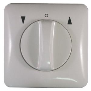 Somfy inbouw draaischakelaar Ultra wit (enkelpolig)
